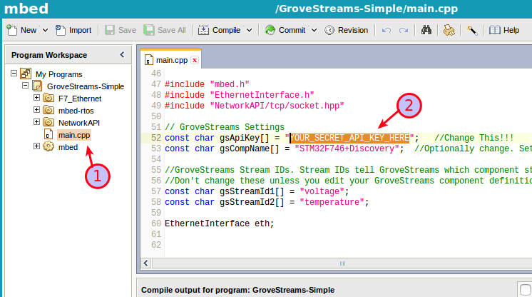 STMicroelectronics GroveStreams Register